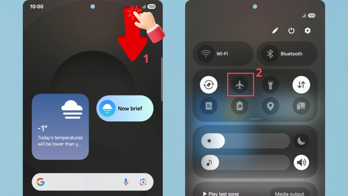 Bật chế độ máy bay