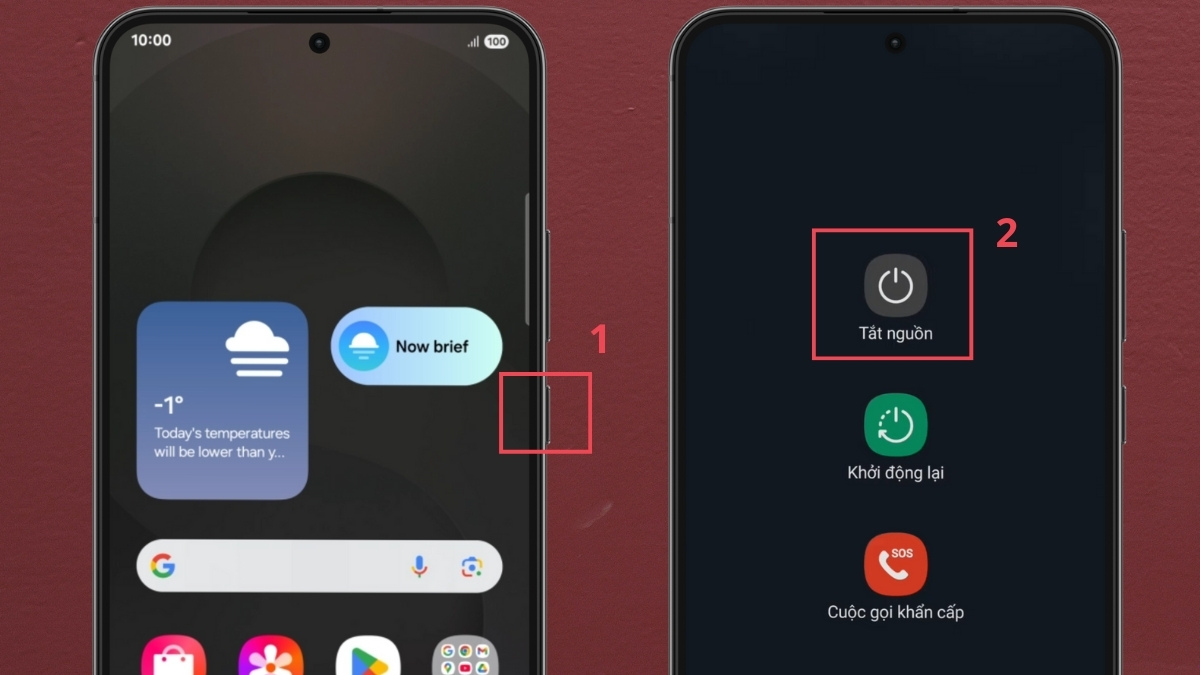 Tắt nguồn điện thoại