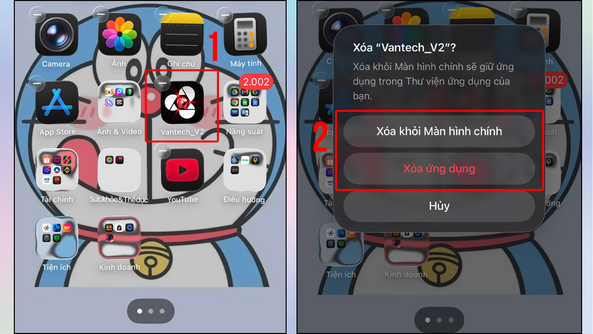 Xóa bớt những ứng dụng không cần thiết