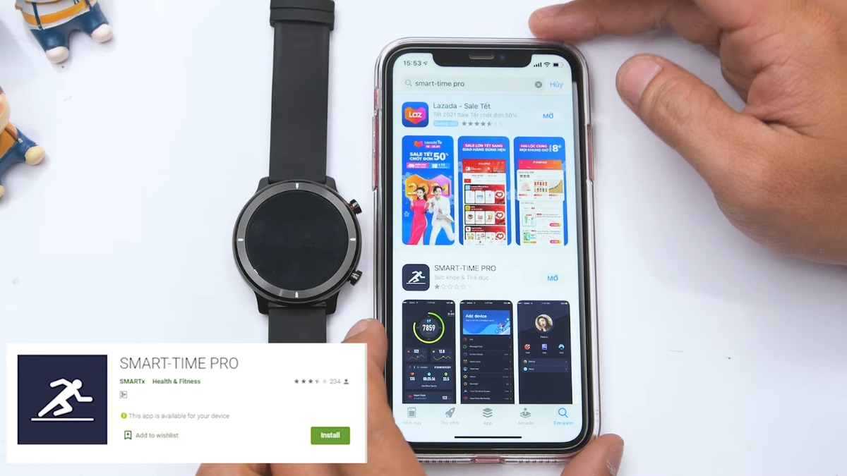 Tải Smart-Time Pro trên CH Play hoặc App Store