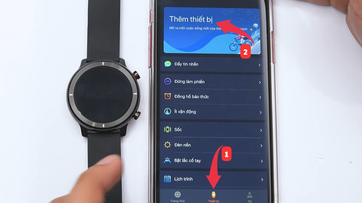 Ghép nối đồng hồ thông minh