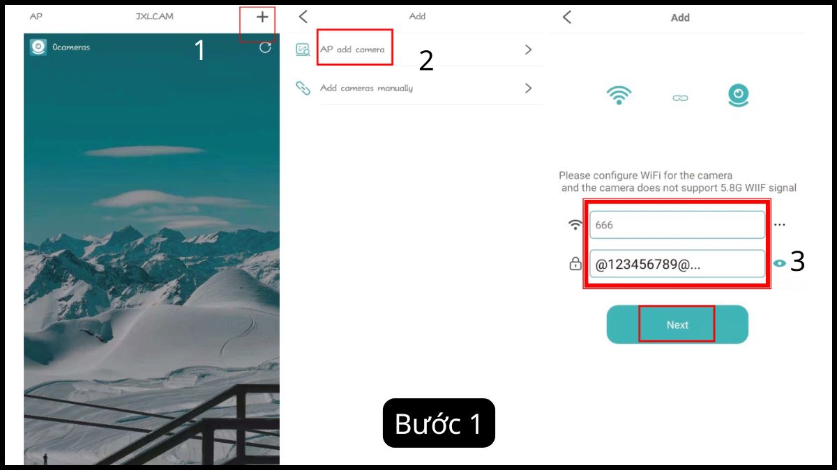 Kết nối camera với WiFi nhà bạn