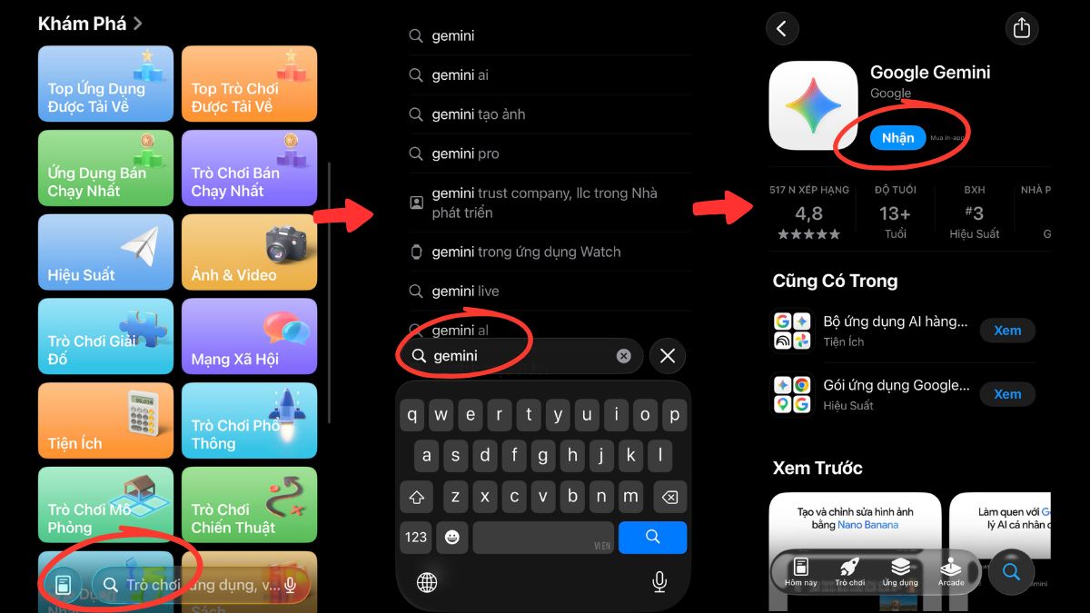 Cách tải ứng dụng trên App Store
