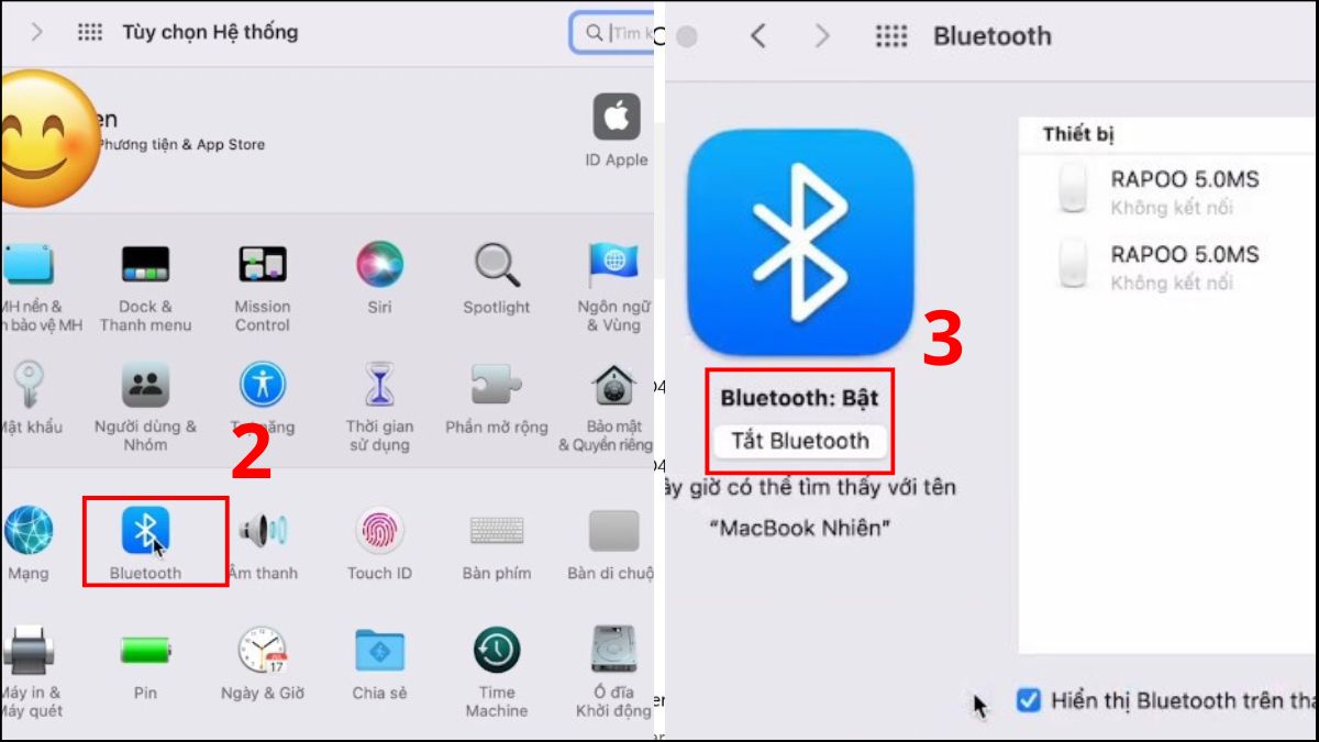 Bật Bluetooth trên MacBook