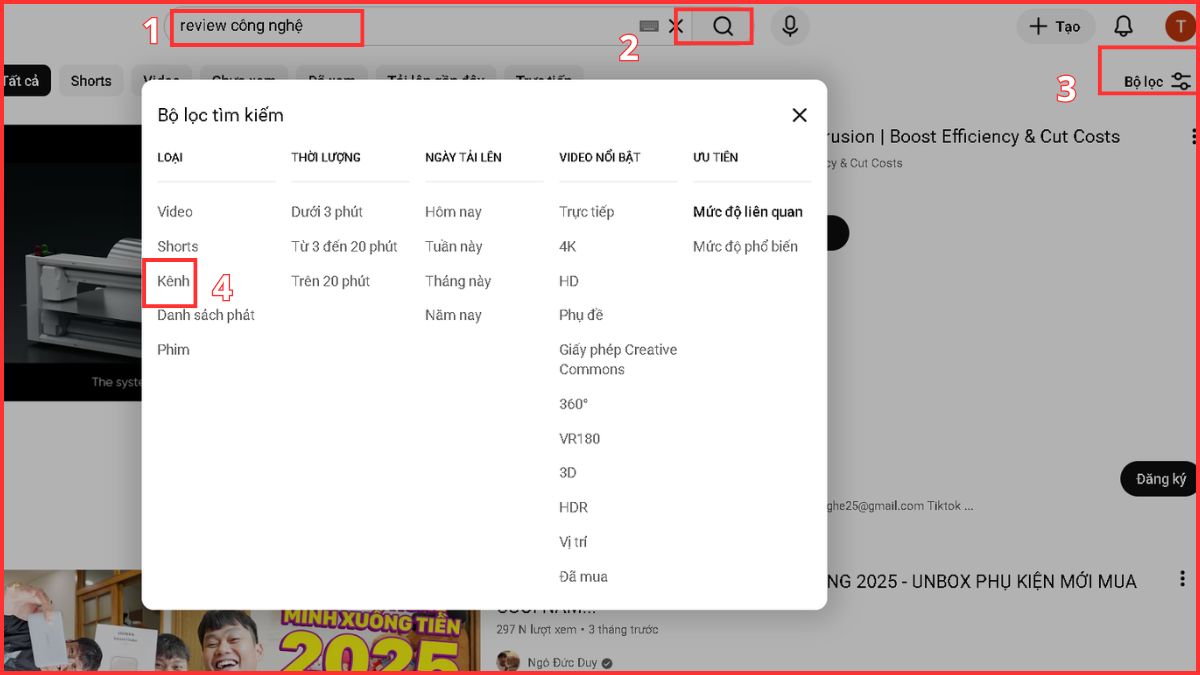 Khám phá nội dung theo chủ đề