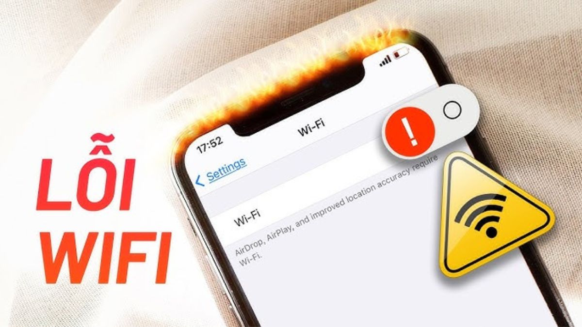 iPhone xa vị trí router Wifi khiến sóng yếu đi