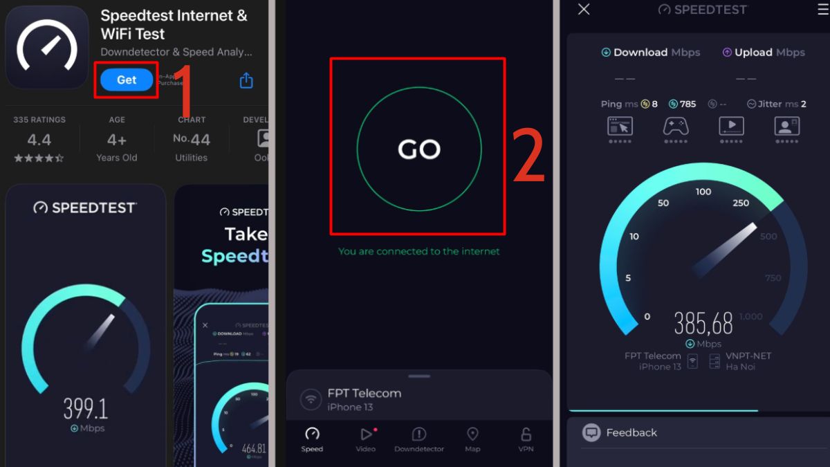 Tải app Speedtest by Ookla