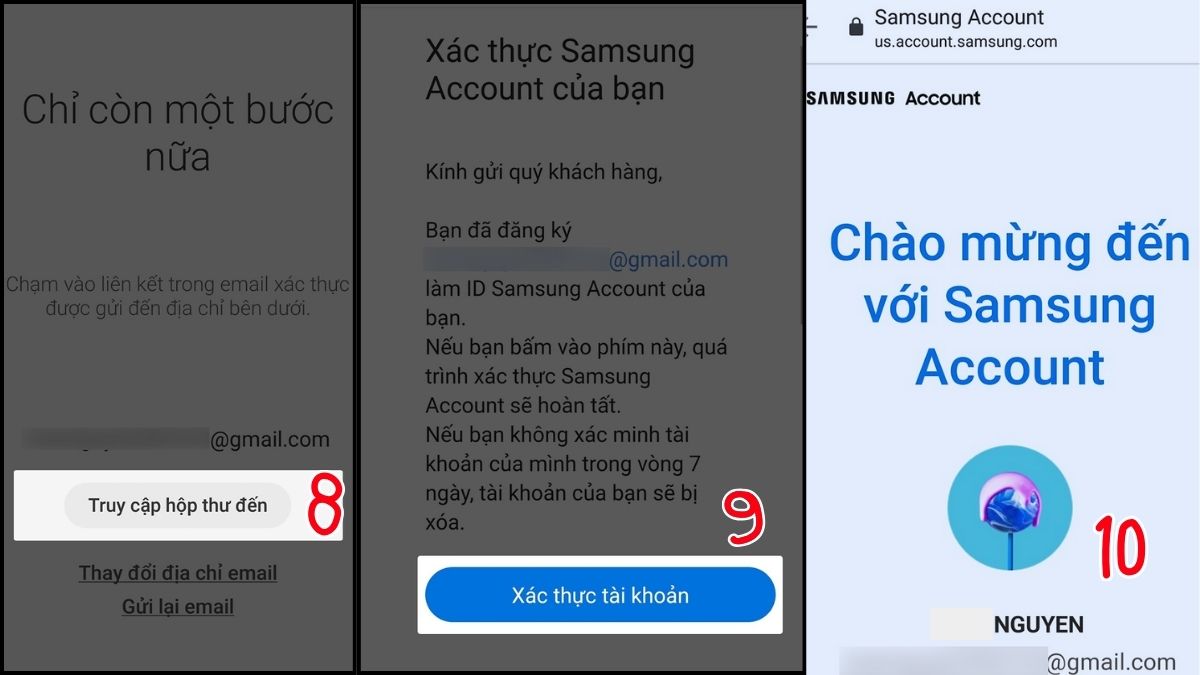 Cách tạo tài khoản Samsung trên điện thoại khá nhanh