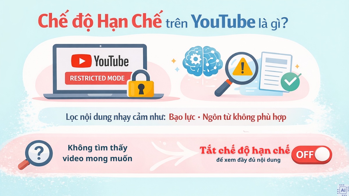 Chế độ hạn chế trên YouTube