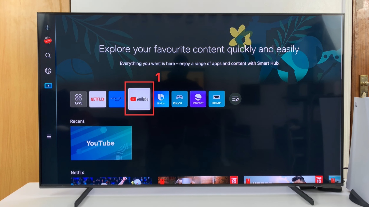 Mở Youtube trên Smart TV