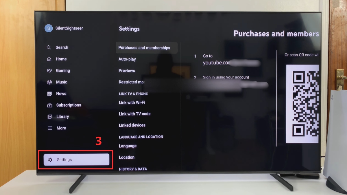 Truy cập vào mục Cài đặt