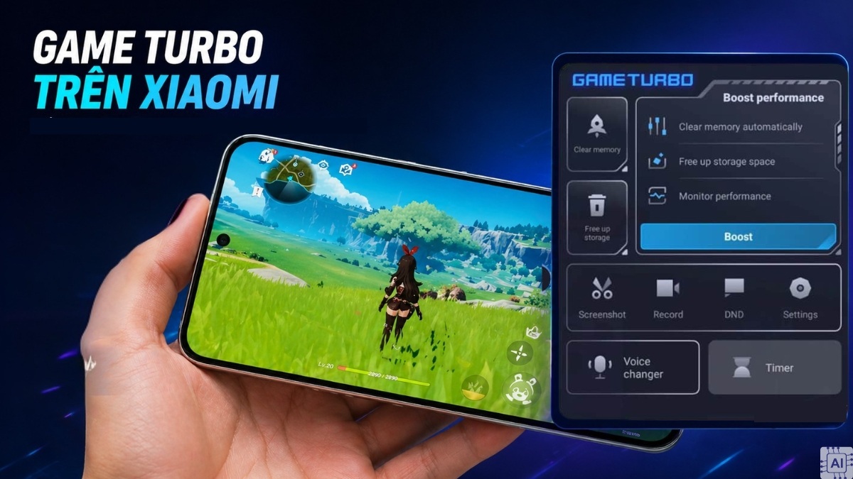 Cách cài đặt, bật/tắt game turbo trên Xiaomi tối ưu trải nghiệm