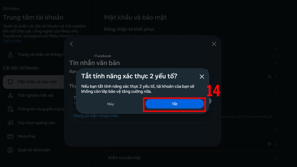 Cách tắt phê duyệt đăng nhập Facebook cho bản PC