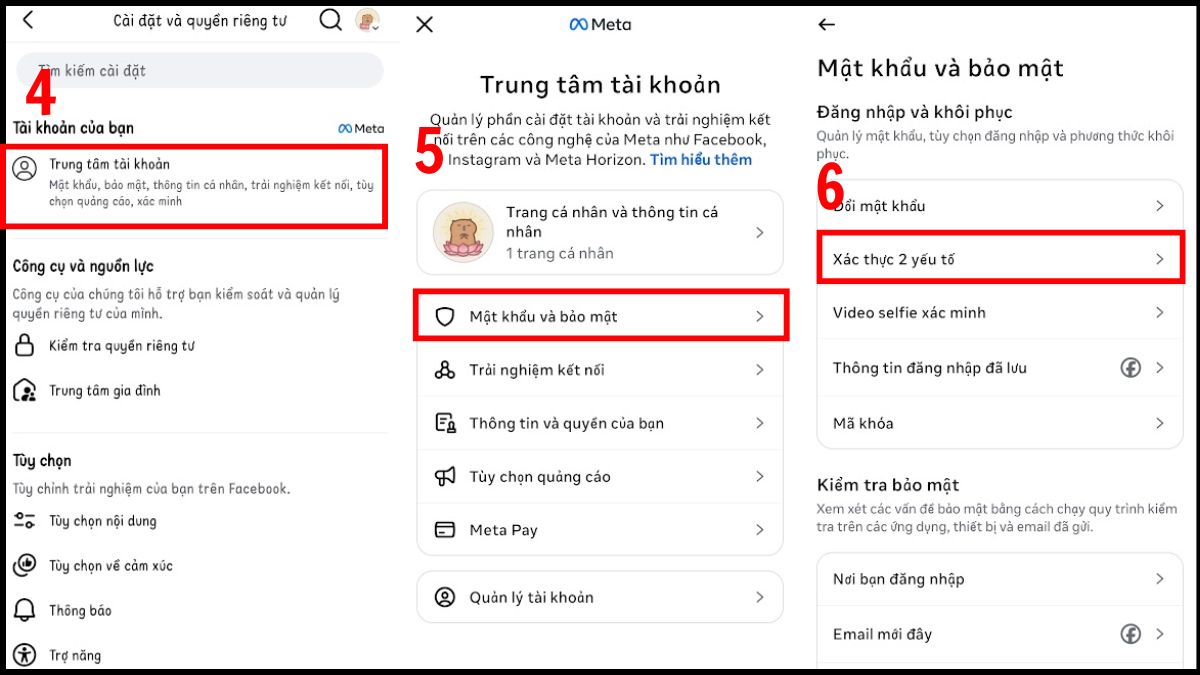 Bật Xác thực 2 yếu tố