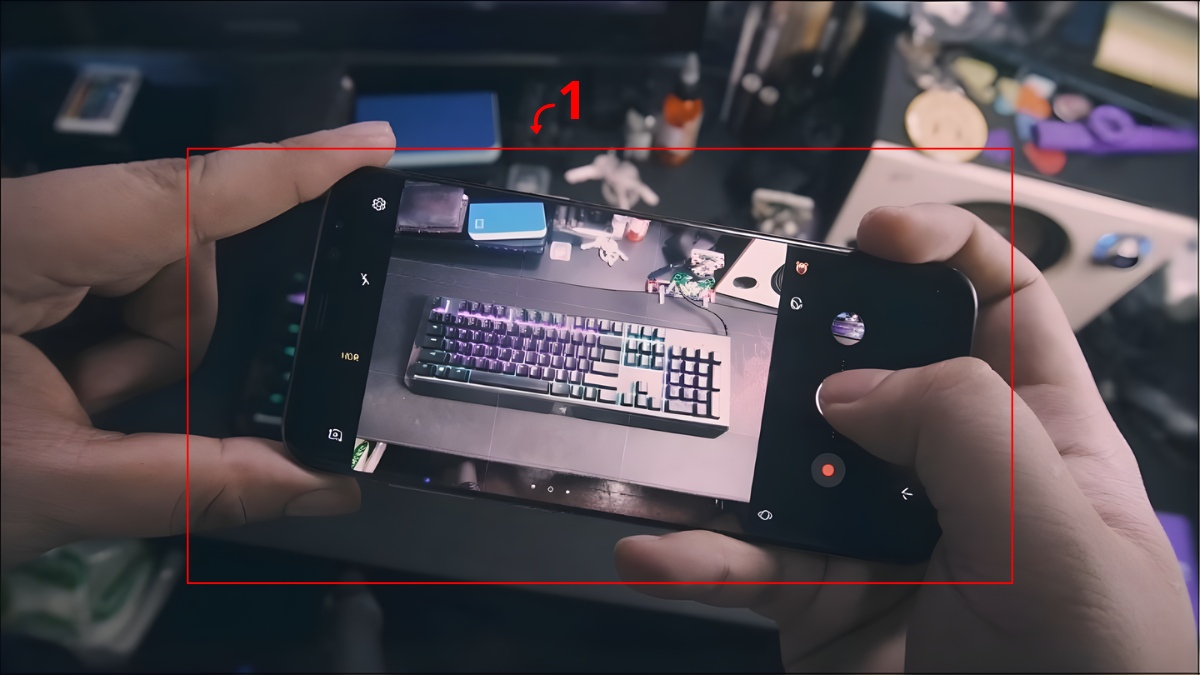 Chụp lại bố cục bàn phím trước khi tháo