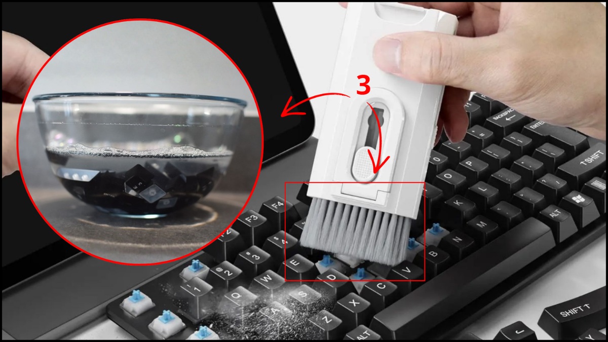 Vệ sinh lại bàn phím cơ
