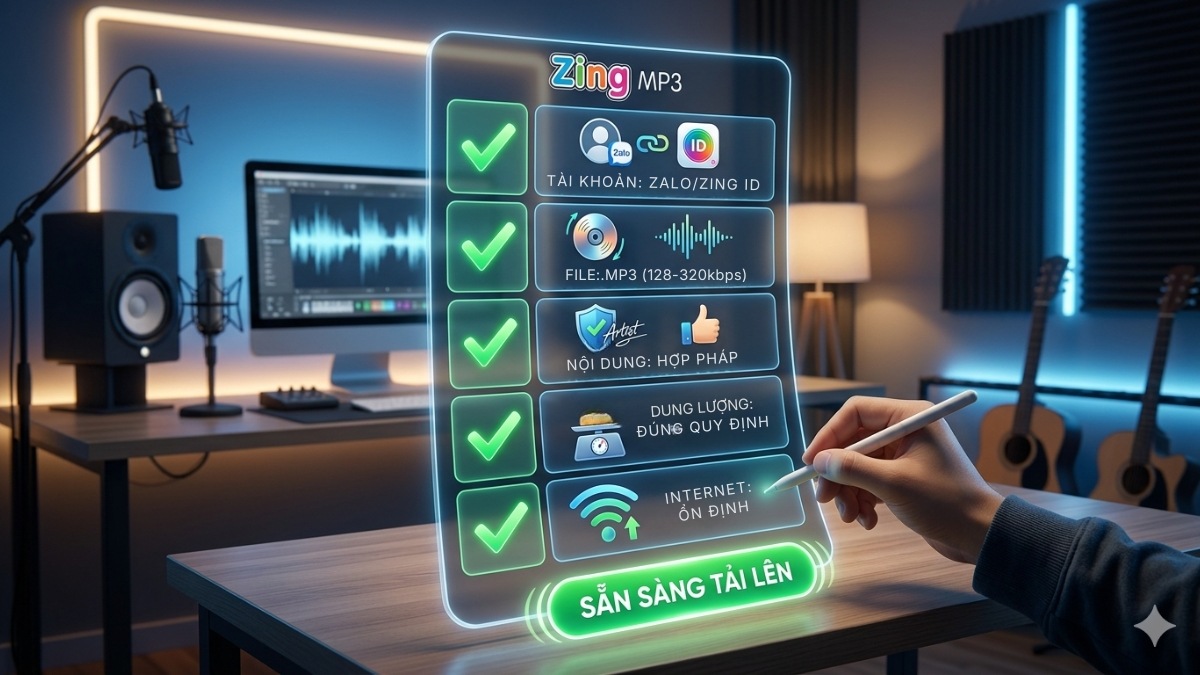 Điều kiện đăng nhạc lên Zing MP3