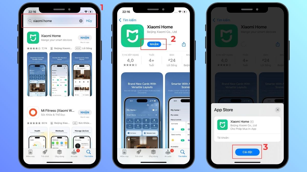 Tải ứng dụng điều khiển camera từ xa