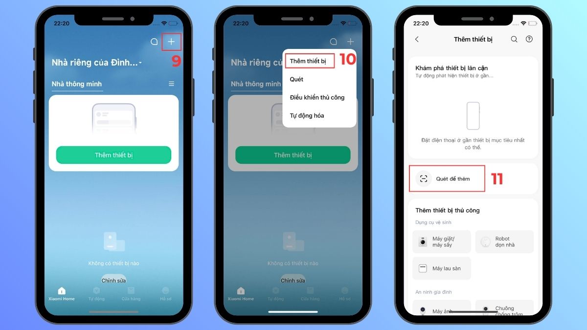 Quét mã QR hoàn tất truyền tải hình ảnh