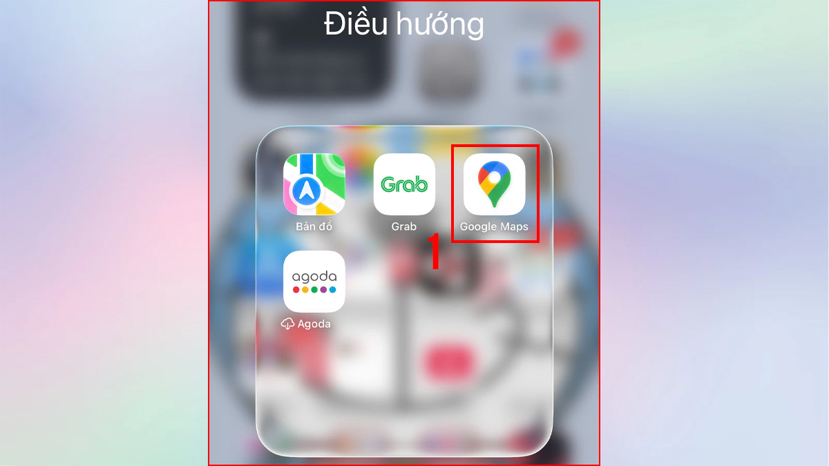 Truy cập vào Google Maps trên iPhone