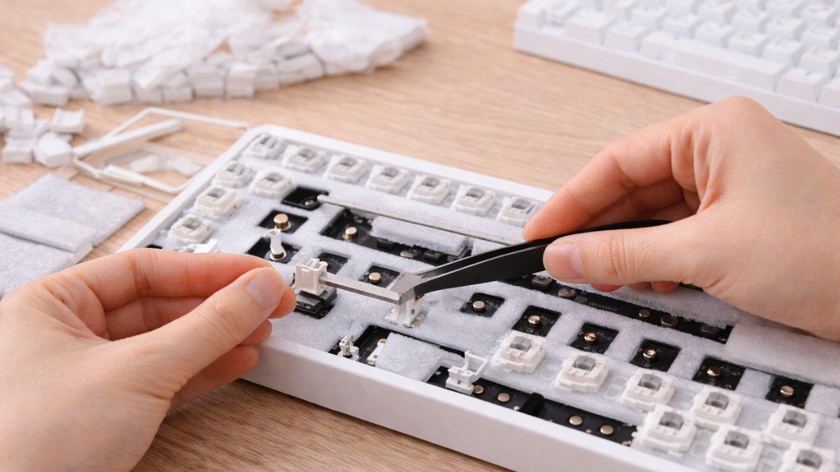 Điều chỉnh stabilizer và foam