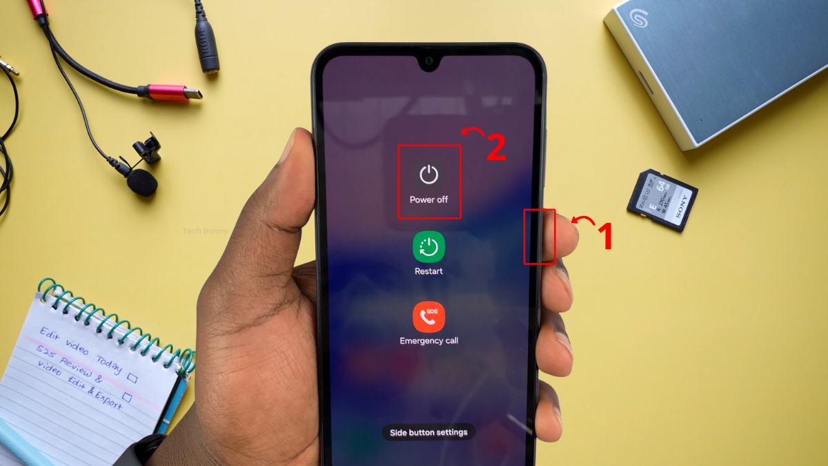 Tắt nguồn cho máy Samsung