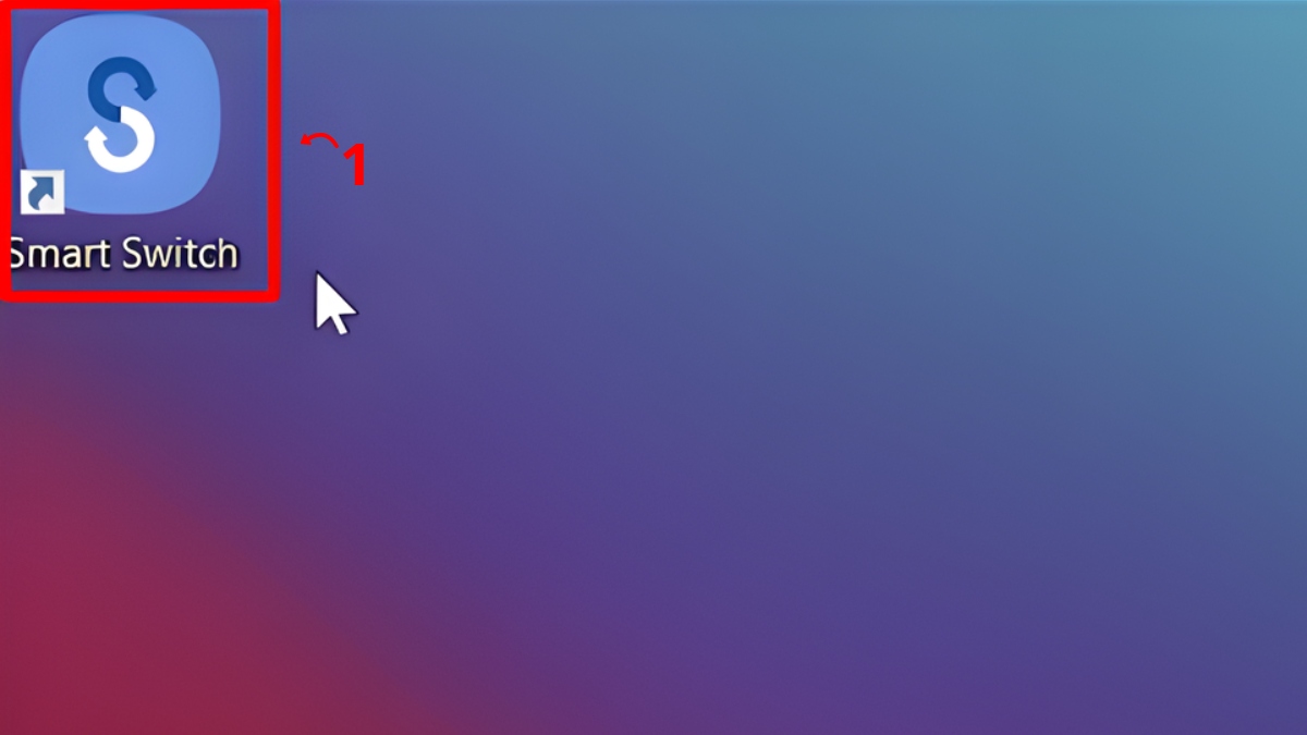 Mở ứng dụng Smart Switch