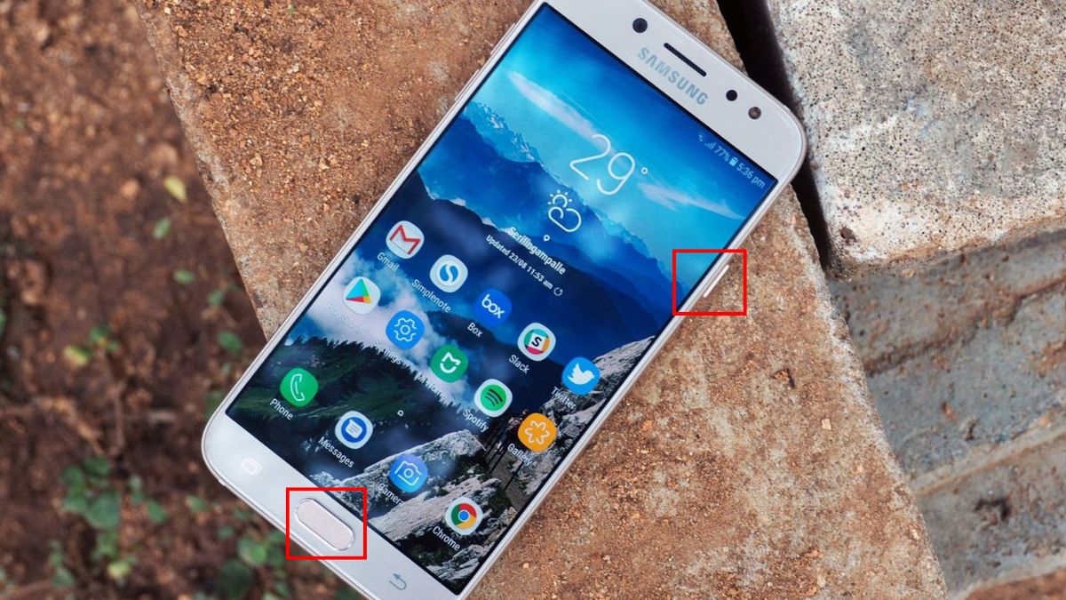 Chụp màn hình Samsung Galaxy J7 bằng tổ hợp phím cứng