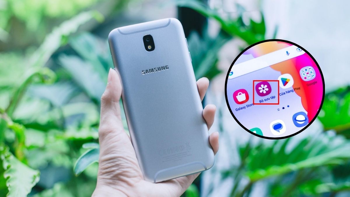 Ảnh được lưu trong bộ sưu tập điện thoại Samsung