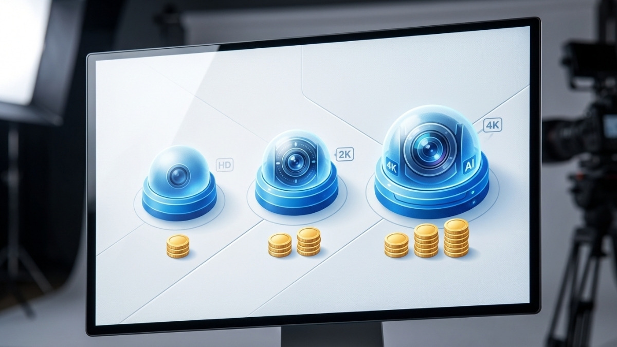 Chi phí mua và lắp đặt camera Dome có giá cả cao hơn