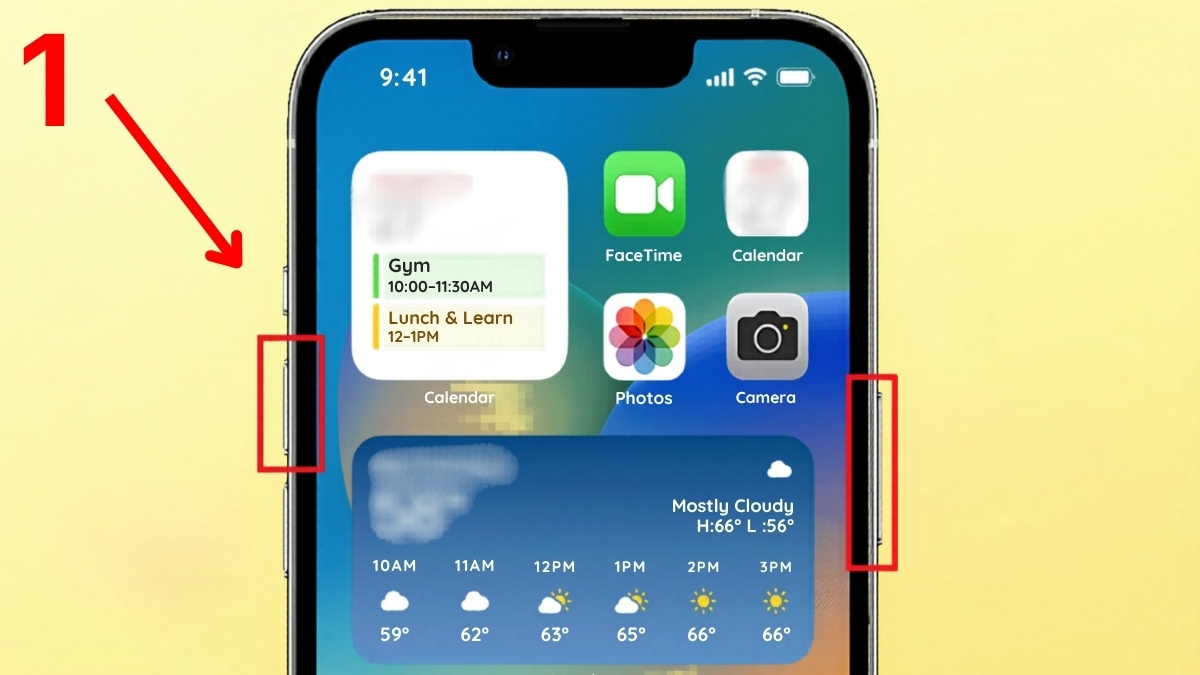 Thao tác khởi động lại iPhone 12 Pro Max