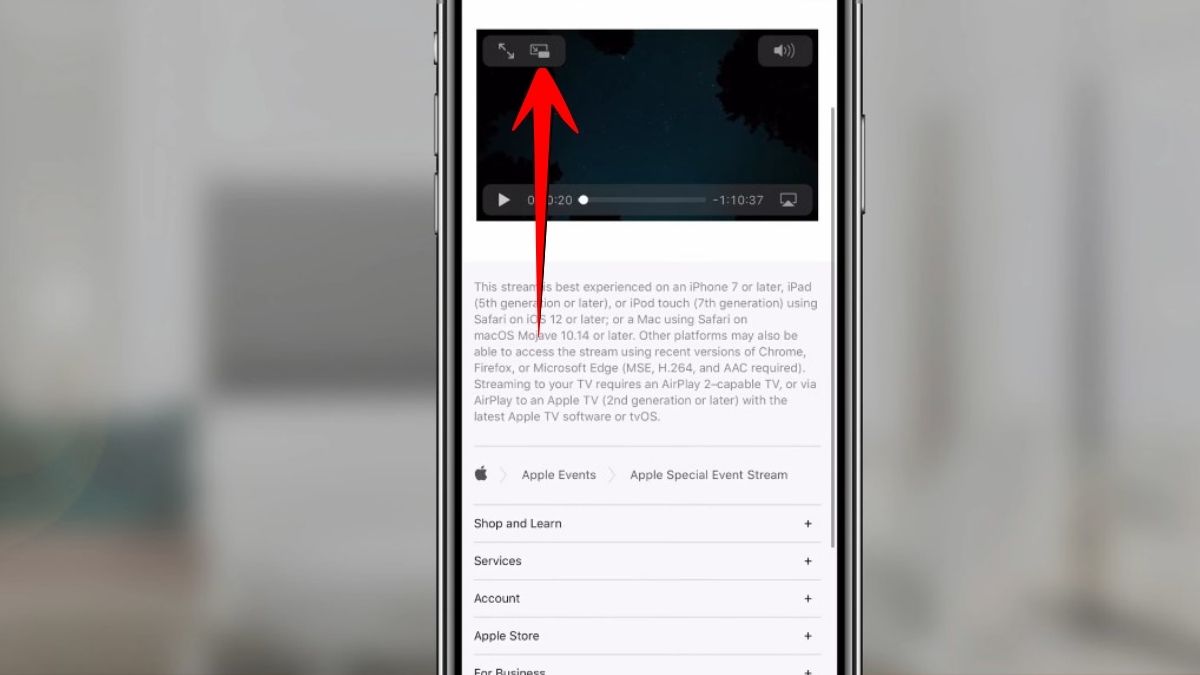 Xem video thu nhỏ trên màn hình iPhone phiên bản iOS 14