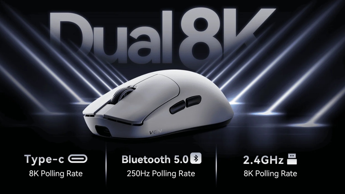 Mẫu chuột gaming VGN Dragonfly Y2 Master Ultra-Lightweight Wireless Mouse