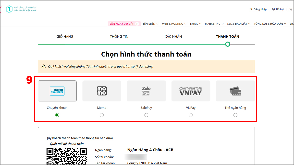 Lựa chọn cổng thanh toán phù hợp