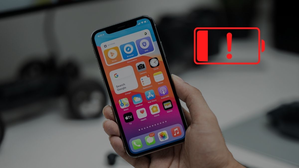 Nên thay pin iPhone khi dung lượng tối đa thấp hơn 80%