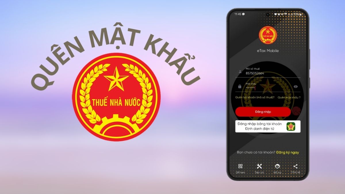 Kiểm tra lại thông tin đăng nhập
