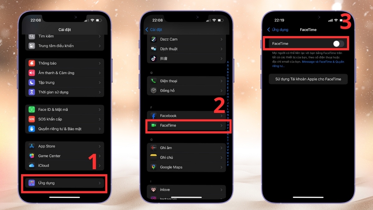 Kích hoạt FaceTime trên iPhone