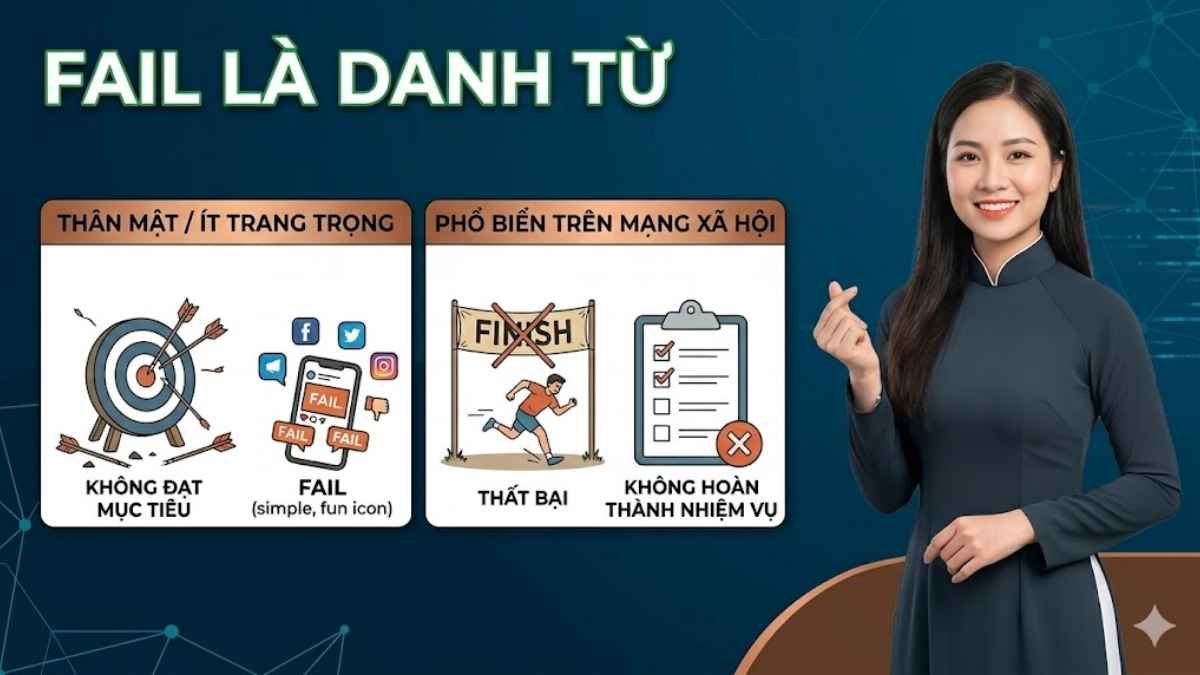 Fail là danh từ