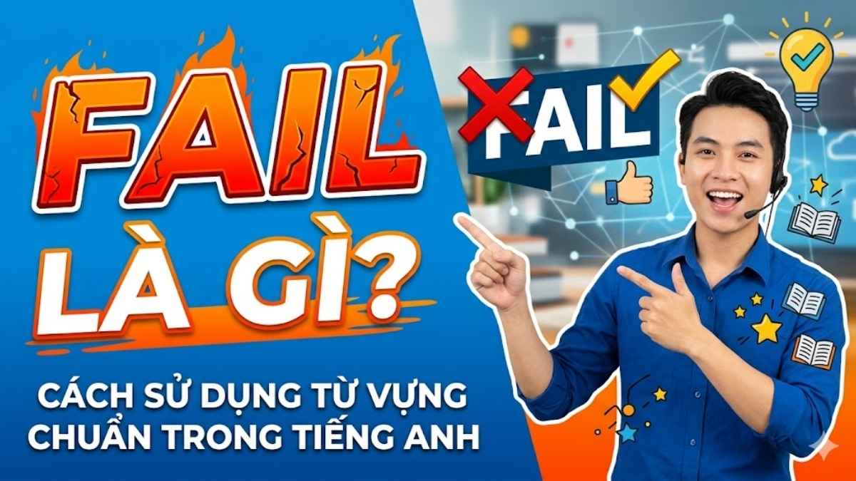 Fail là gì? Cách sử dụng từ vựng chuẩn trong tiếng Anh