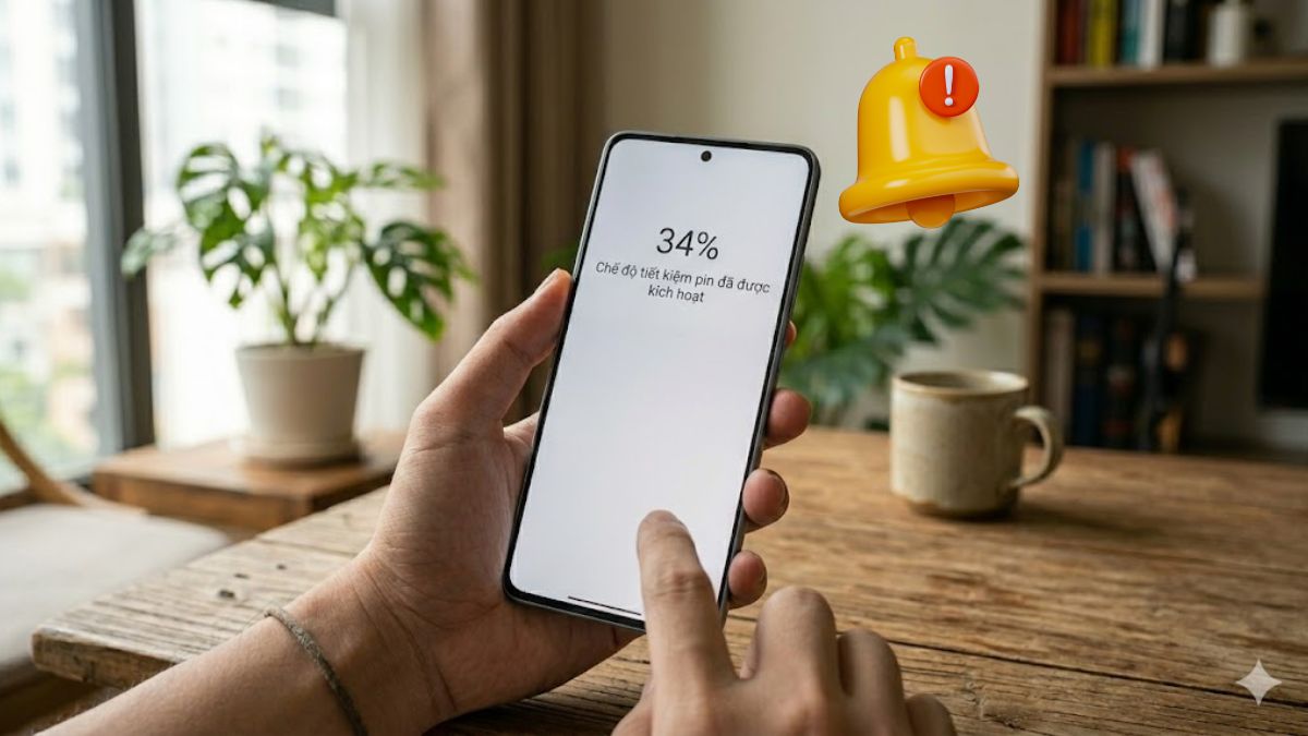 Do chế độ tiết kiệm pin