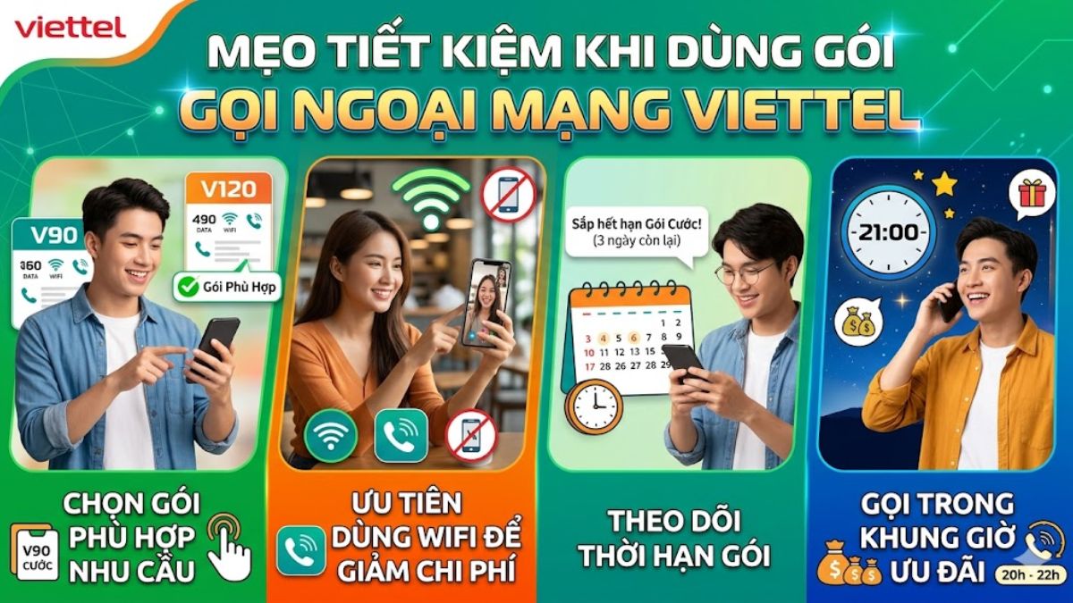 Một số lưu ý để tận dụng tối đa gói cước ngoại mạng