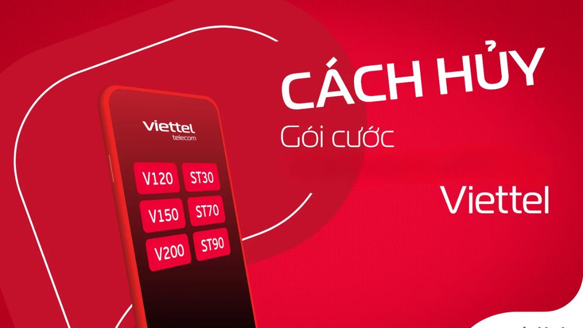 Cách hủy gói tin nhắn Viettel