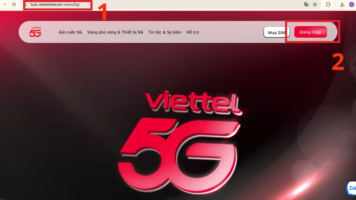 Đăng ký mạng 4G/5G Viettel trực tiếp tại Hub Viettel