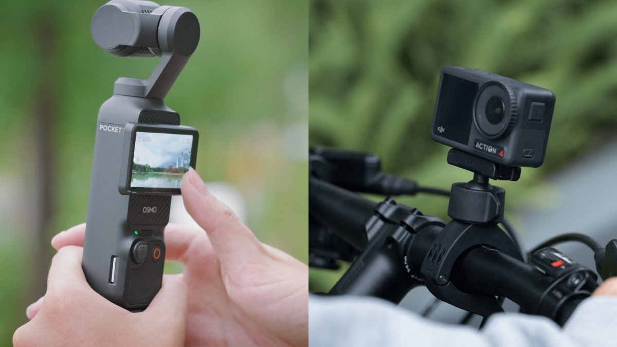 Chế độ quay của Gimbal DJI OSMO 3 và DJI Action 4