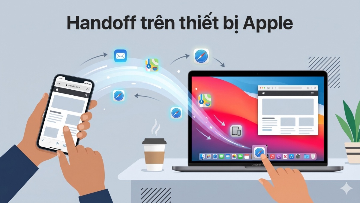 Handoff trên thiết bị Apple