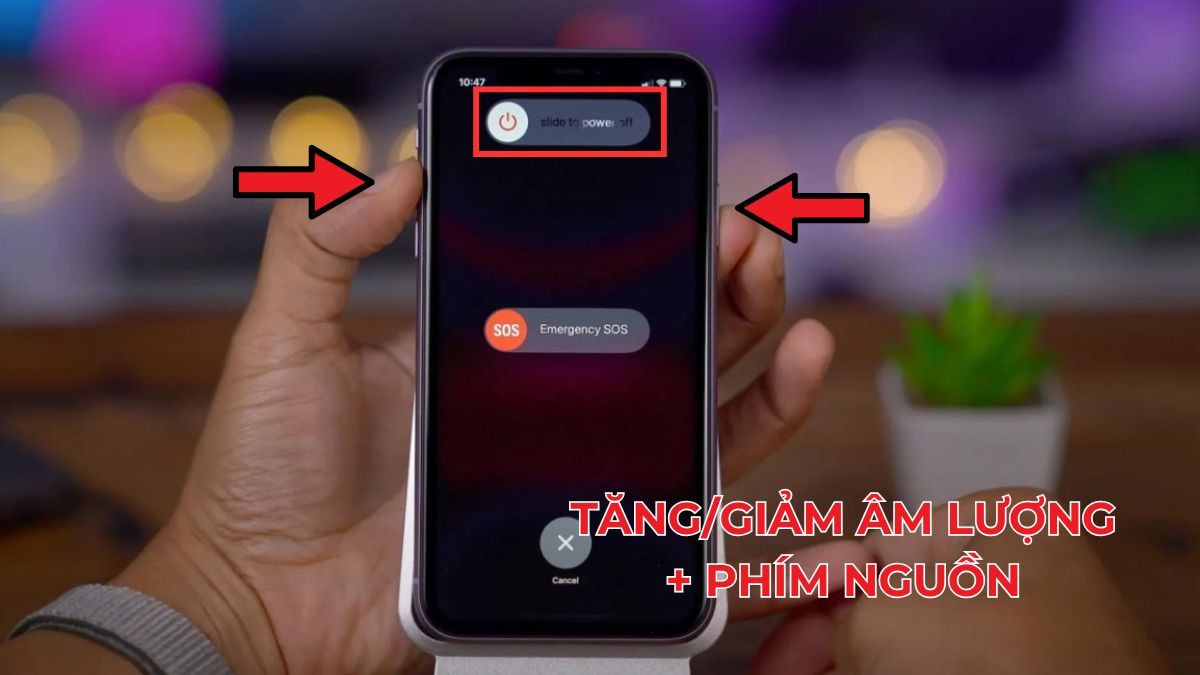 Khởi động lại iPhone