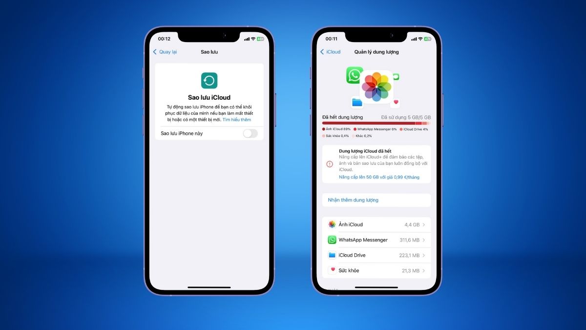 Sử dụng iCloud quản lý dung lượng hiệu quả