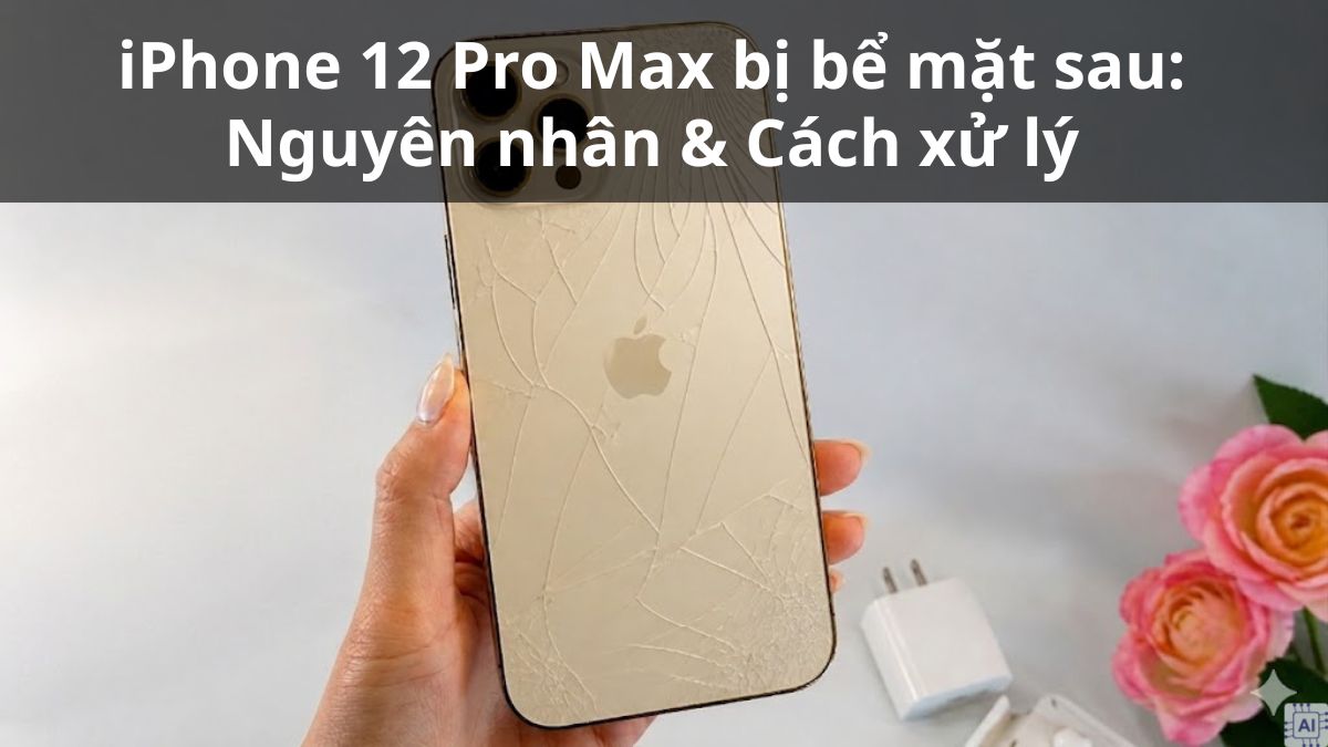 iPhone 12 Pro Max bị bể mặt sau: Nguyên nhân & Cách xử lý