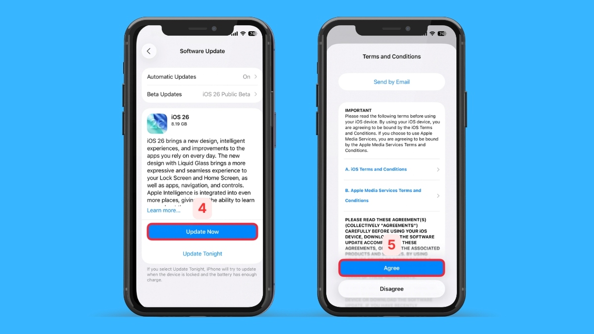Cập nhật hệ điều hành iPhone