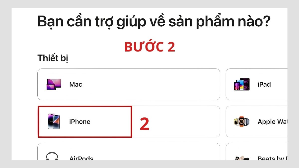 Chọn iPhone